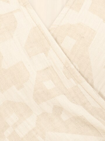 Robe 'OBJKATRIN SHORT DRESS 120 PETIT' OBJECT Petite en beige