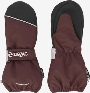 ZigZag Athletic Gloves 'Shildon' in Red: front