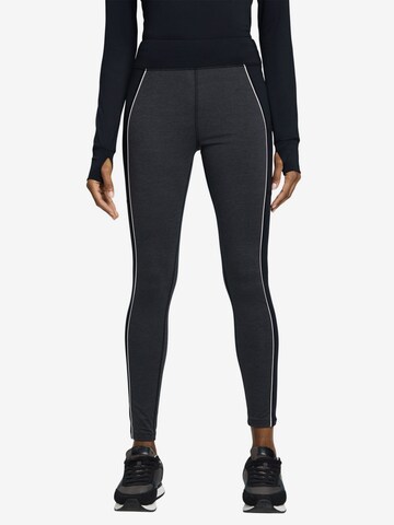 ESPRIT Skinny Sportbroek in Zwart: voorkant