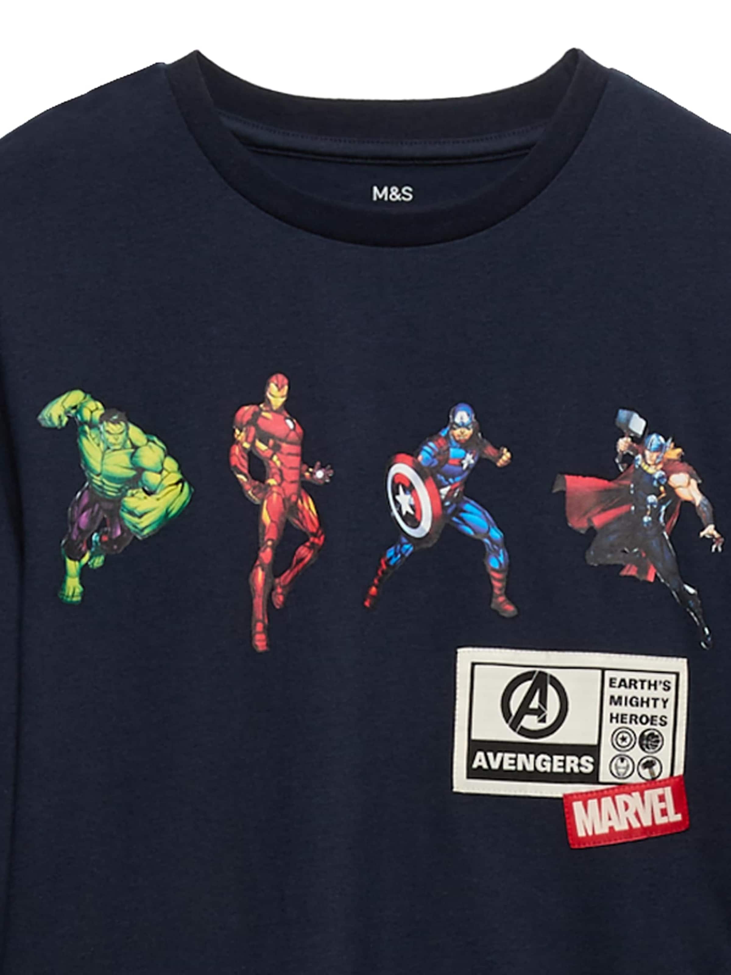Marks & Spencer Nachtkledij 'Marvel™' in Blauw