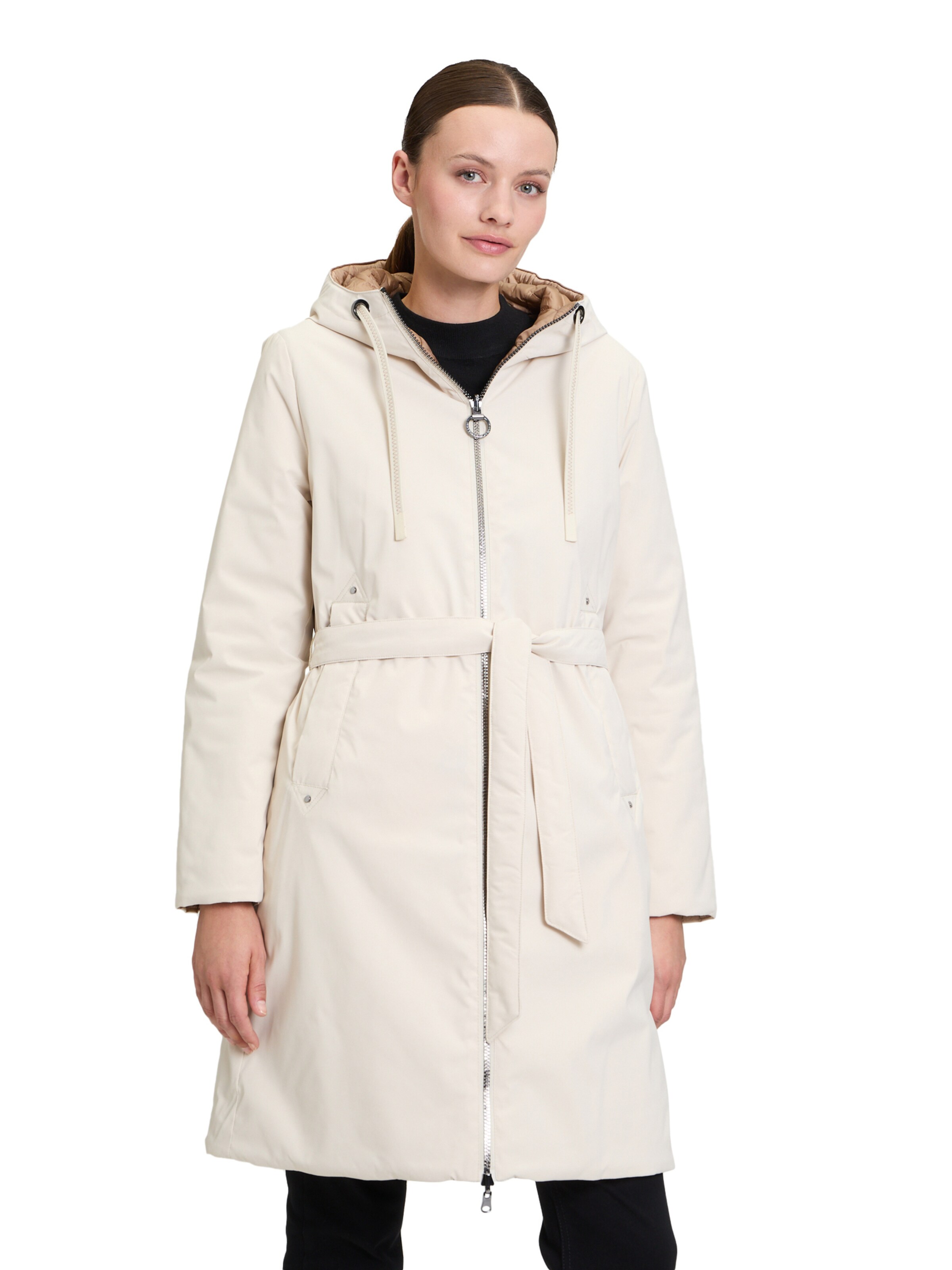 Veste mi-saison Betty Barclay en beige : devant