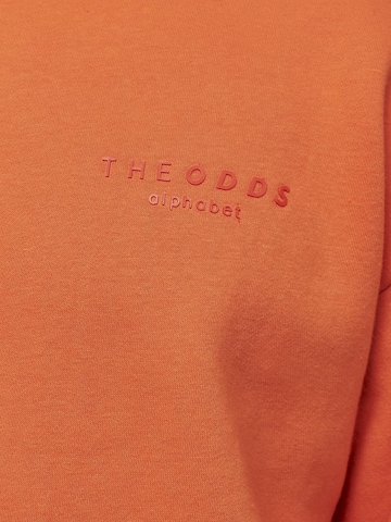 THE ODDS Pullover 'Hoodie/ alphabet' i orange