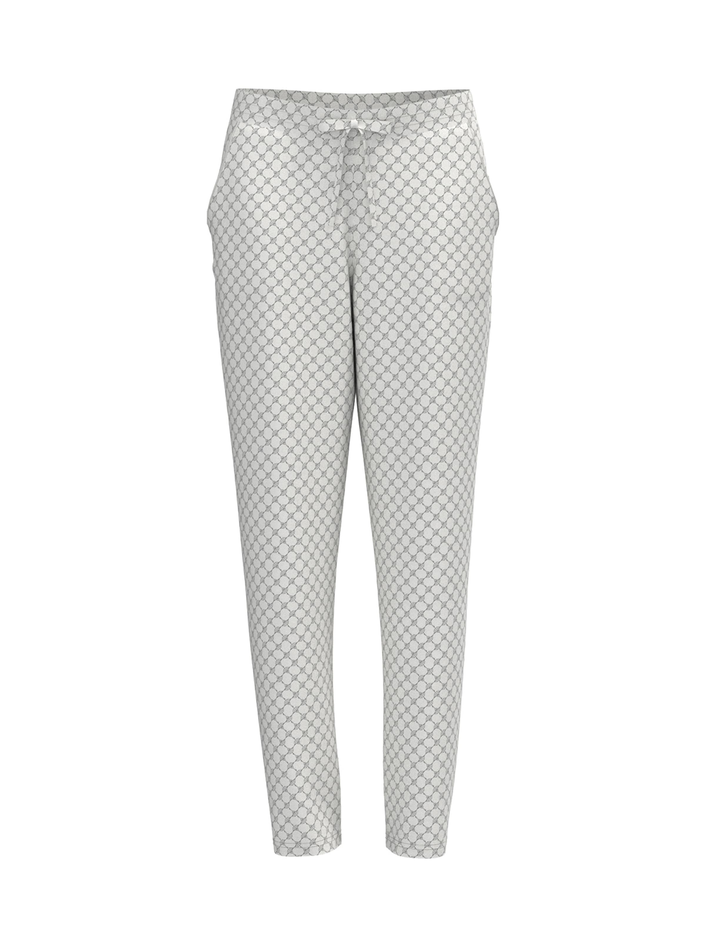 JOOP! Pyjamabroek 'Cosy' in Wit: voorkant