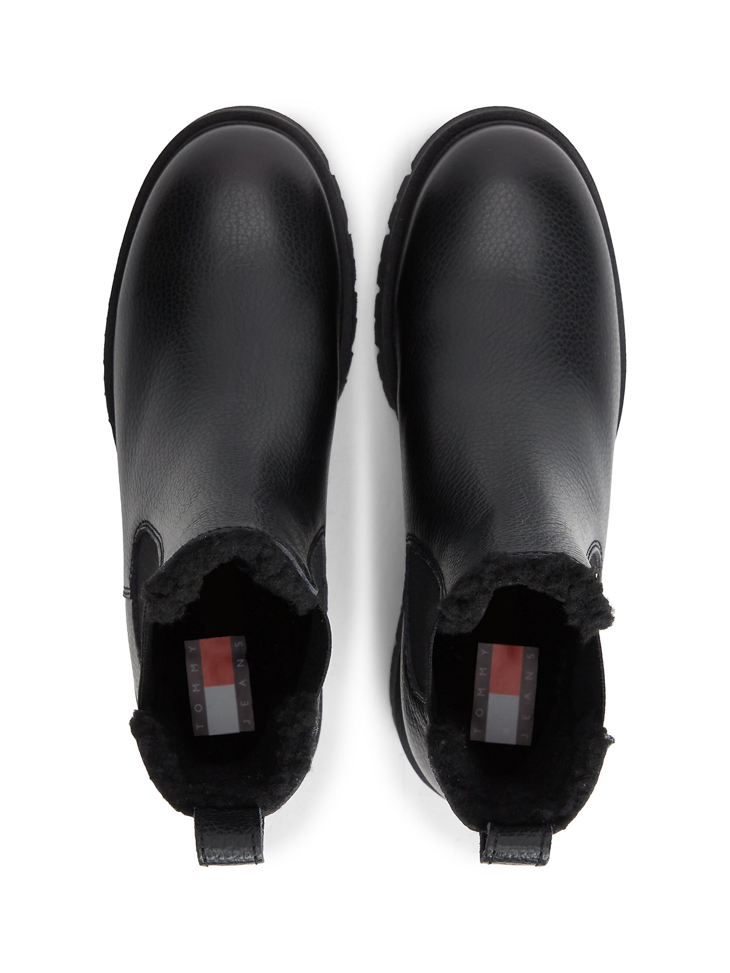 Tommy Jeans Chelsea Boots in Schwarz