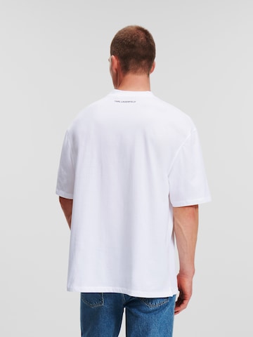 Karl Lagerfeld Shirt ' Athleisure' in White