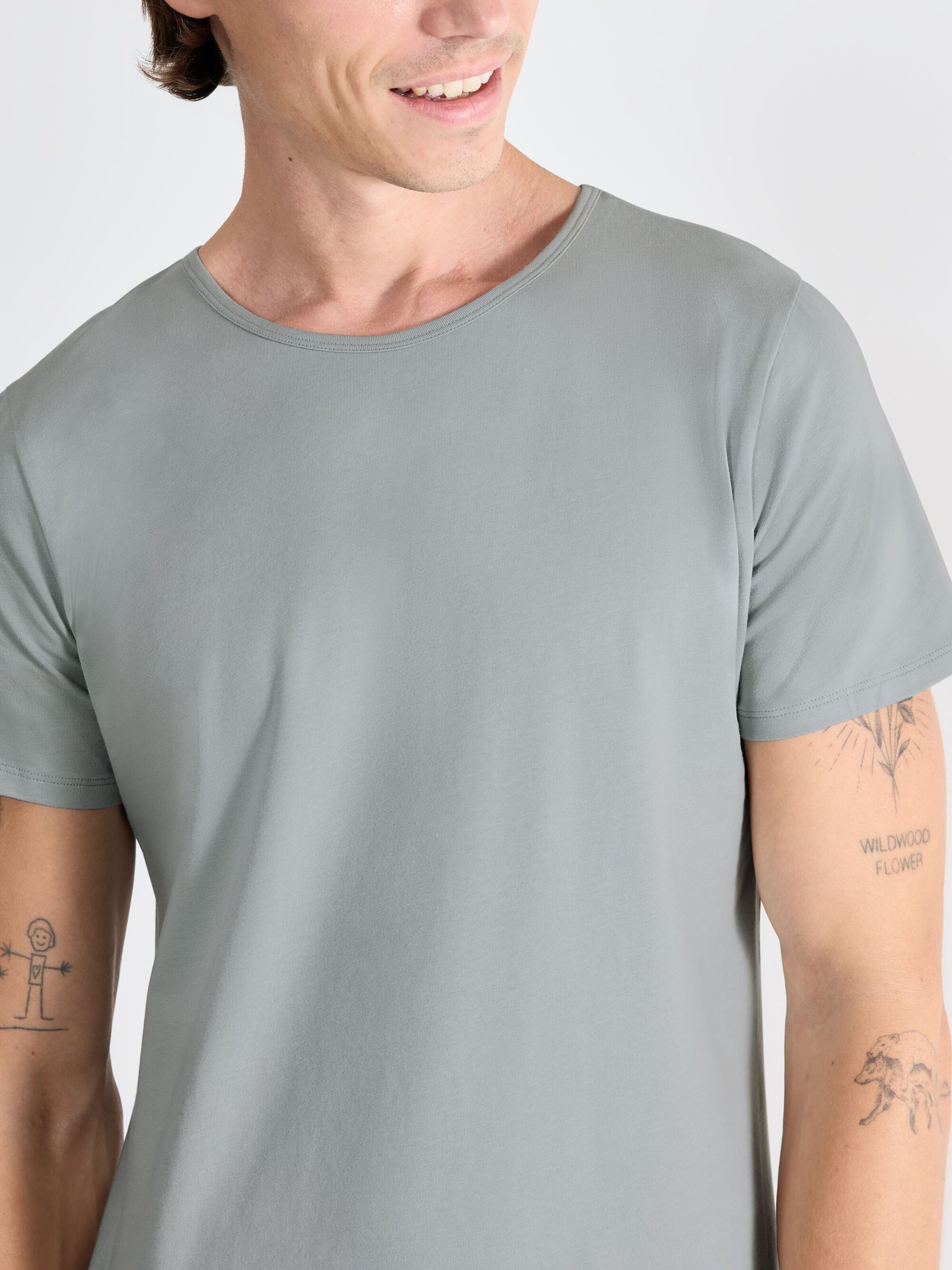 SLOGGI T-Shirt ' EVER Ease O-Neck ' in Grau