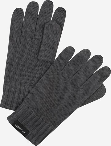 Calvin Klein Fingerhandschuhe in Grau: predná strana