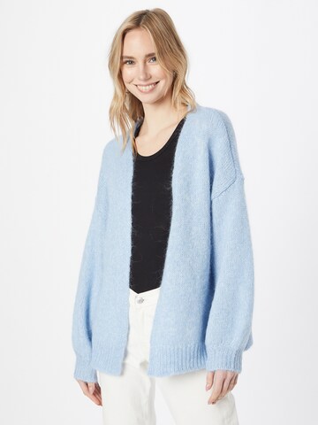 Y.A.S Knit cardigan in Blue: front