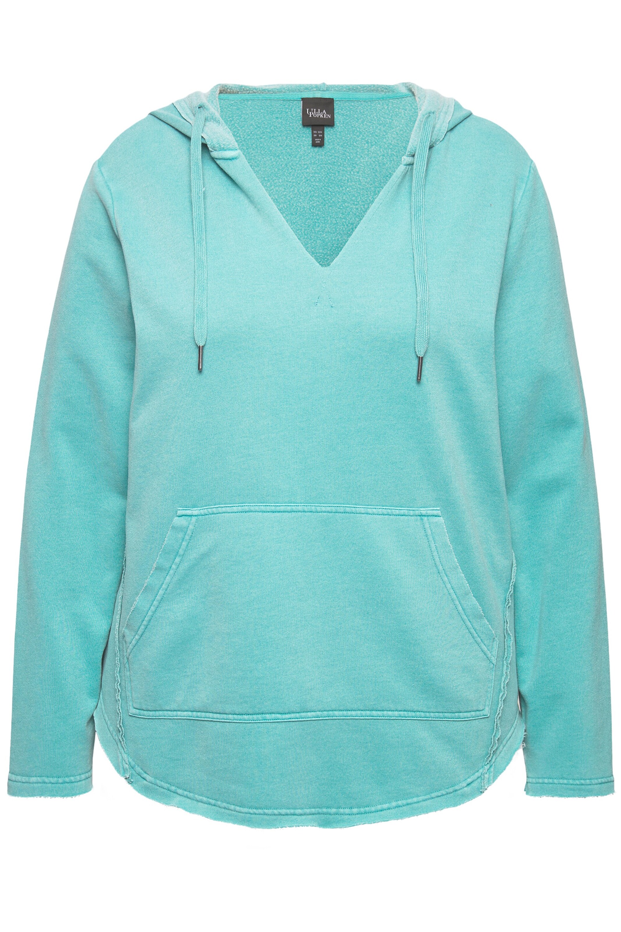 Ulla Popken Sweatshirt in Blauw: voorkant