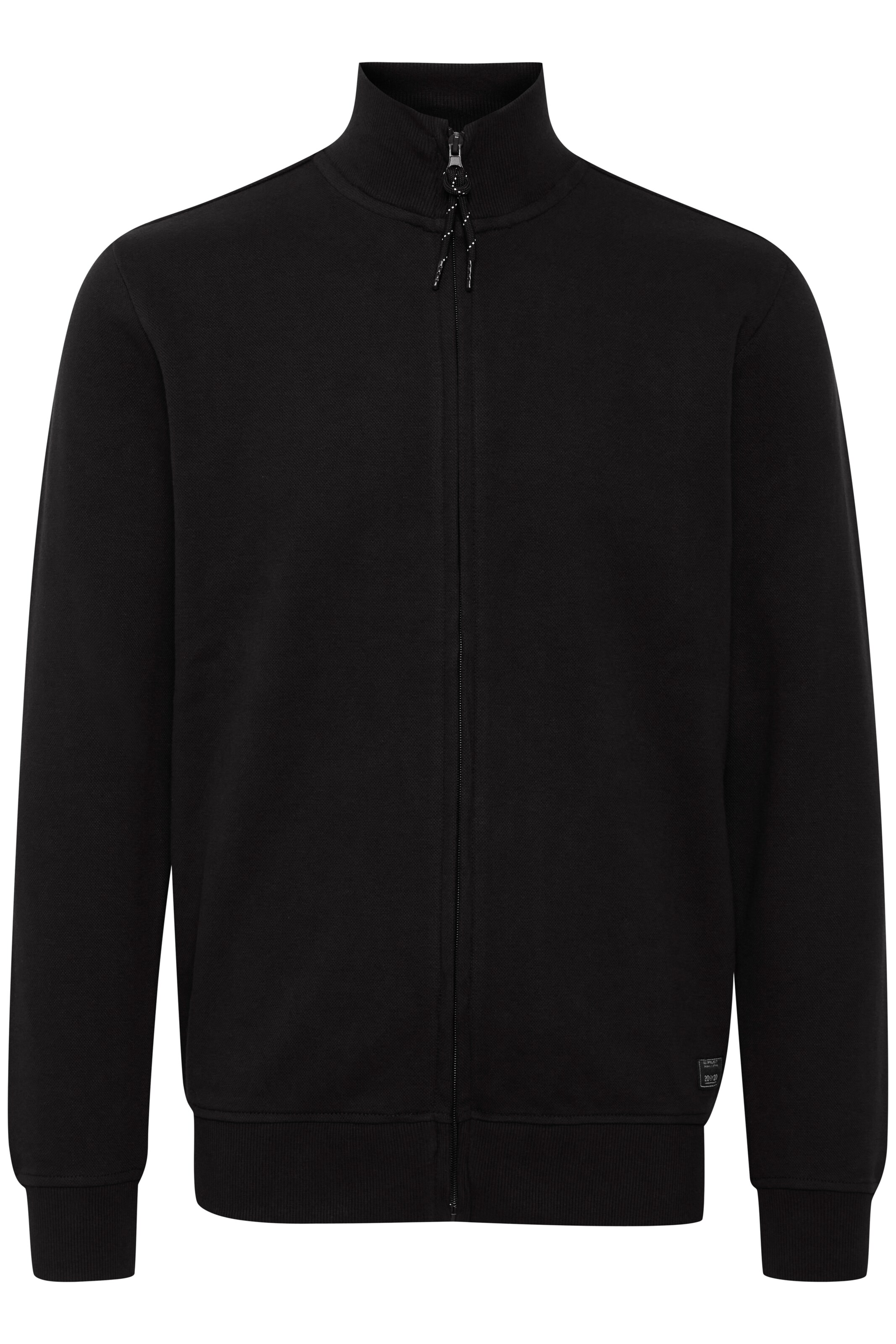 11 Project Sweatjacke 'Pablo' in Schwarz: Vorderseite