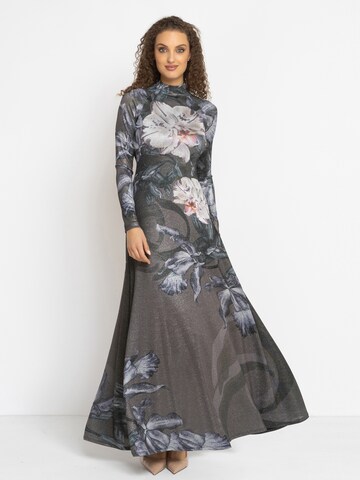 JIORO Jurk 'ORCHID ICE' in Grijs