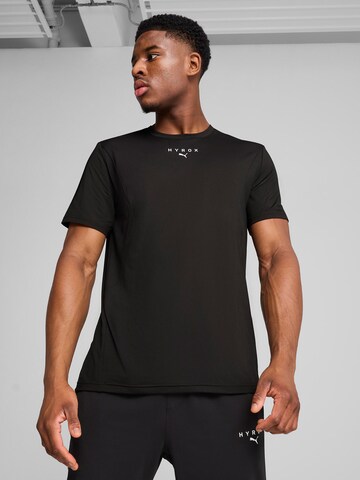 PUMA Functioneel shirt 'PUMA x HYROX Cloudspun' in Zwart: voorkant