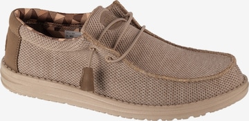 HEY DUDE Moccasin 'Hey Dude Wally Sox' in Beige: front