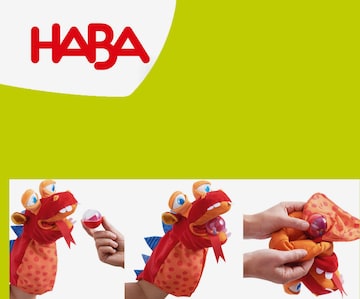 HABA Stuffed animals ' Allesfresser ' in Red: front