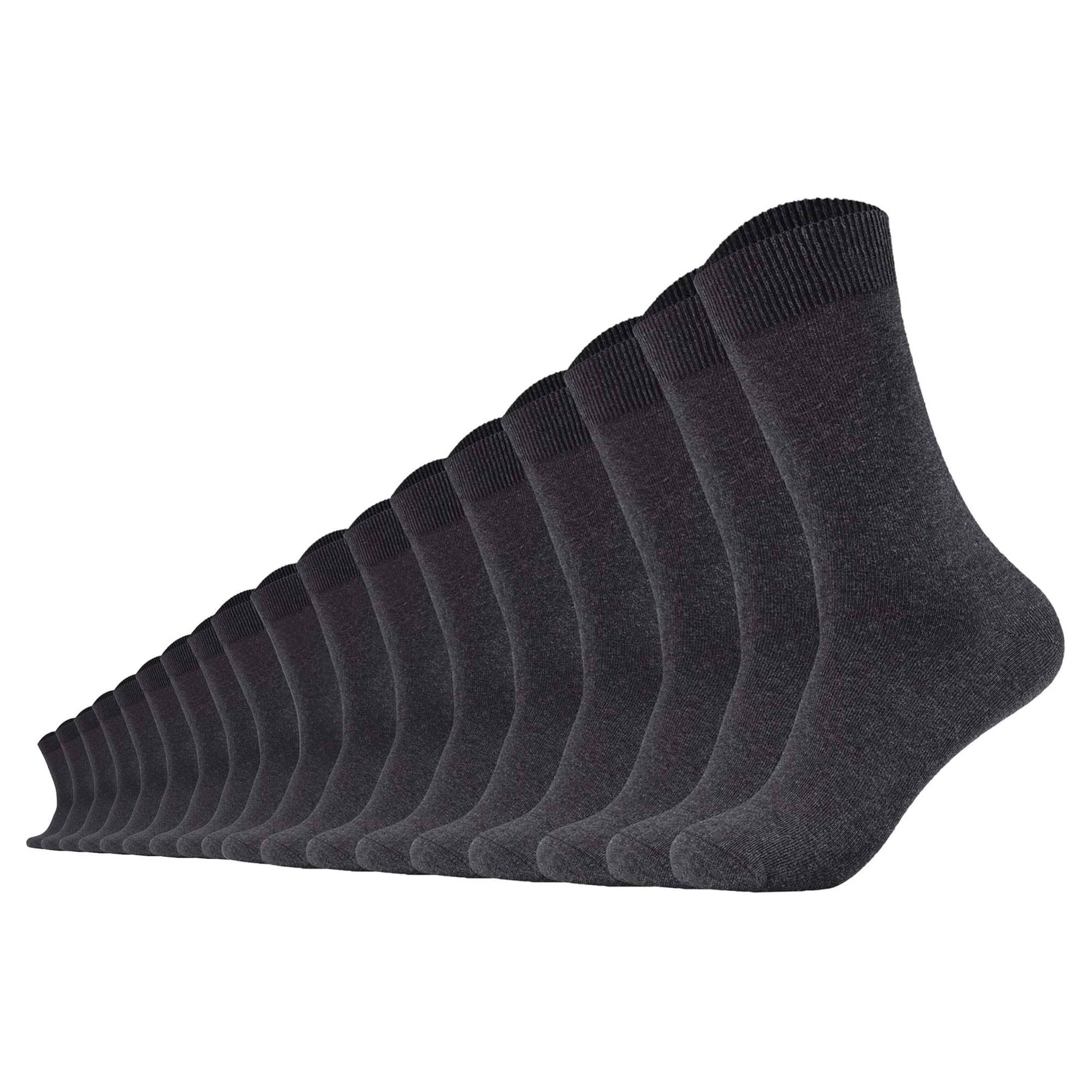 camano Socken in Grau: Vorderseite