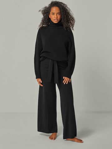 YOU LOOK PERFECT Hausanzug 'LOUNGEWEAR SET - Eve & Bailey' in Schwarz: Vorderseite