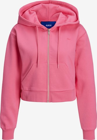 JJXX Sweatvest 'Abbie' in Roze: voorkant