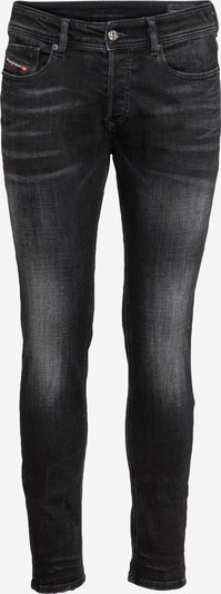 DIESEL Jean 'SLEENKER-X' en noir denim, Vue avec produit