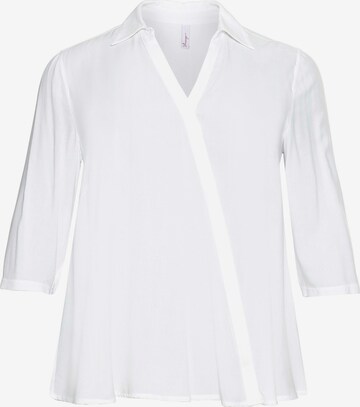 SHEEGO Blouse in White: front