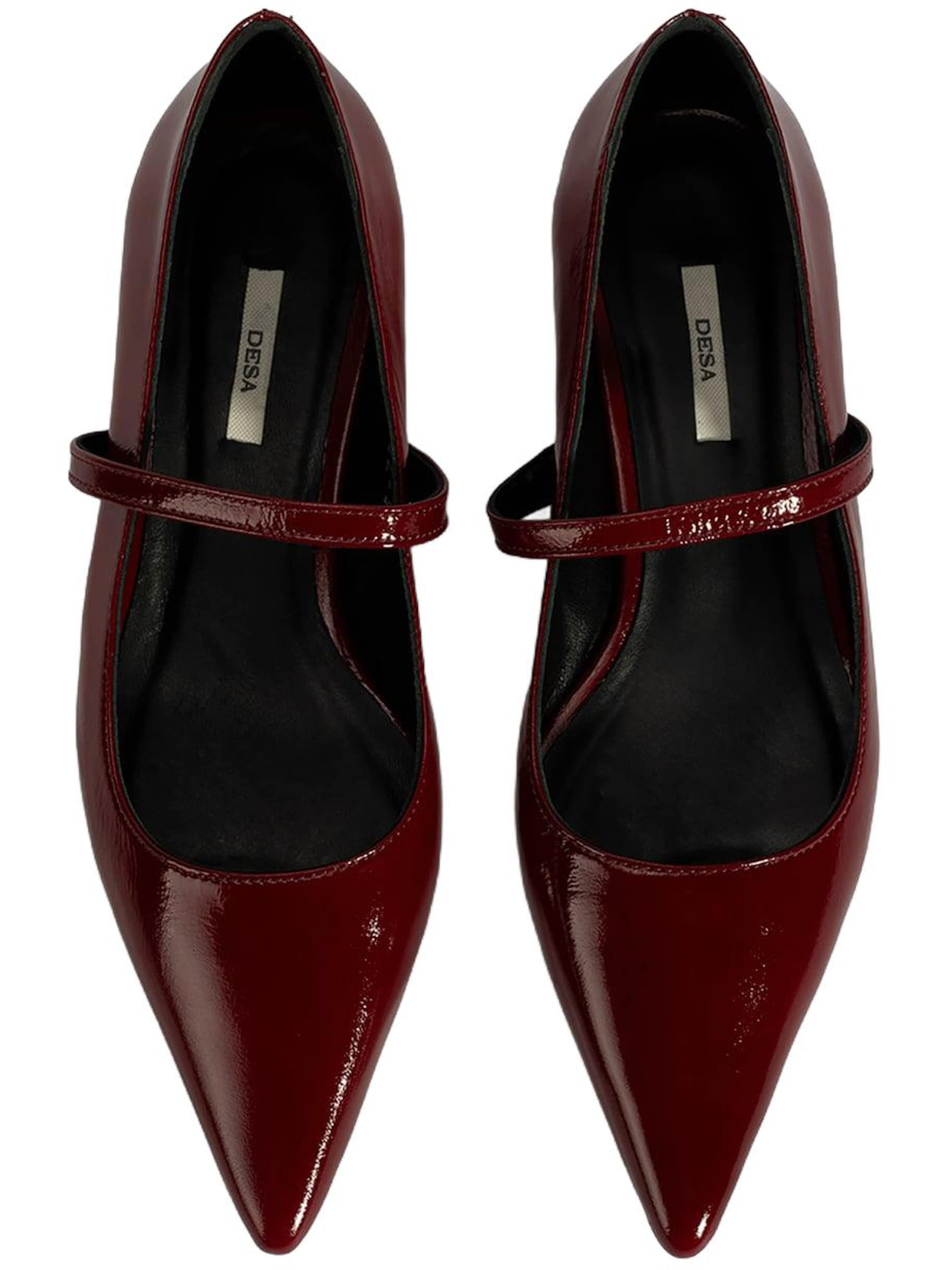 Escarpins 'Ballettschuhe' Desa en rouge