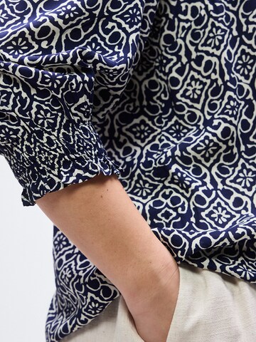 Chemisier 'CARRaya' ONLY Carmakoma en bleu