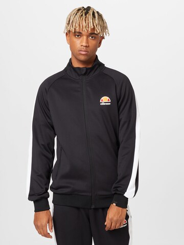 ELLESSE Training Jacket 'Flopia' in Black: front