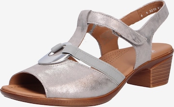 ARA Sandals in Silver: front