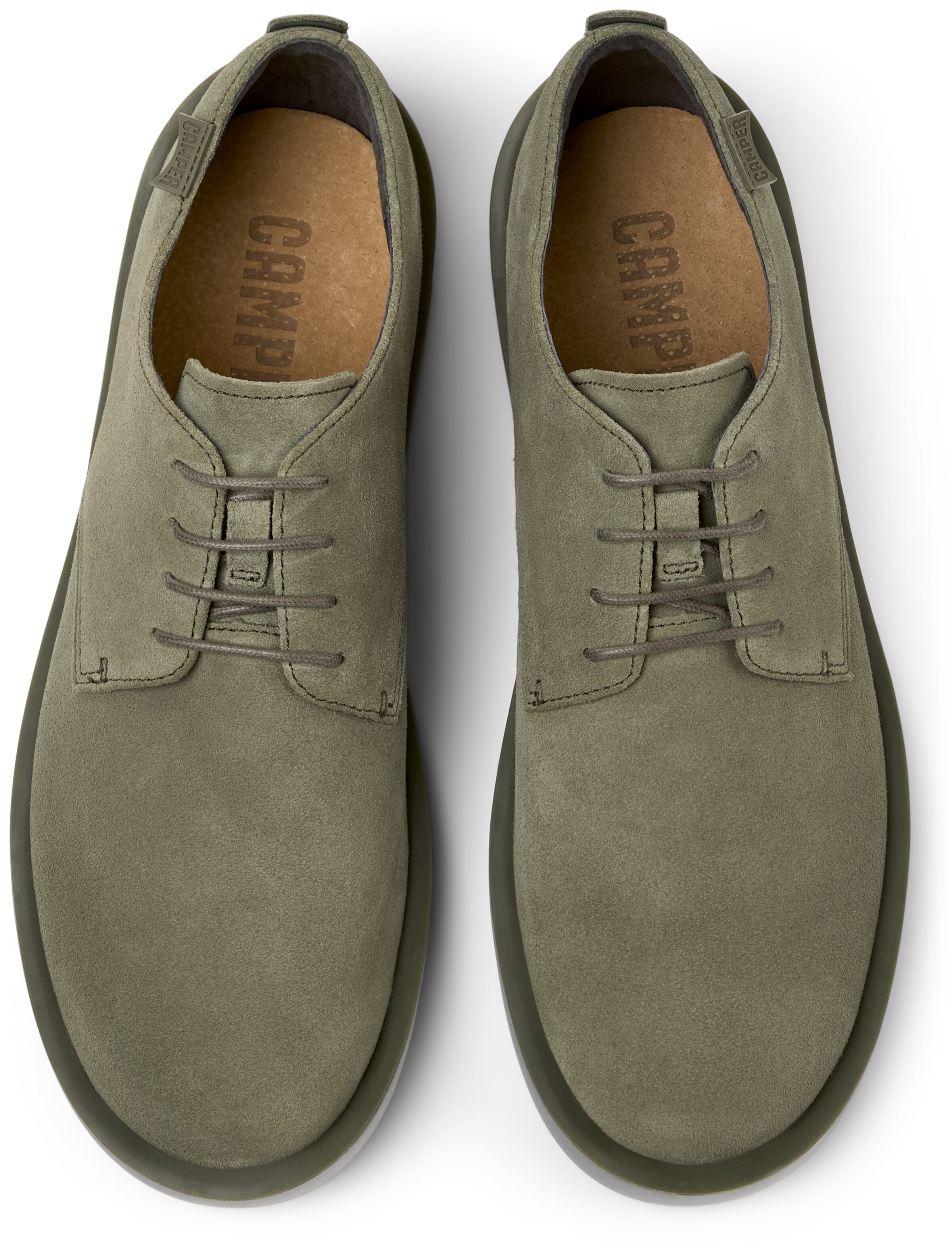 Chaussure à lacets 'Wagon' CAMPER en vert