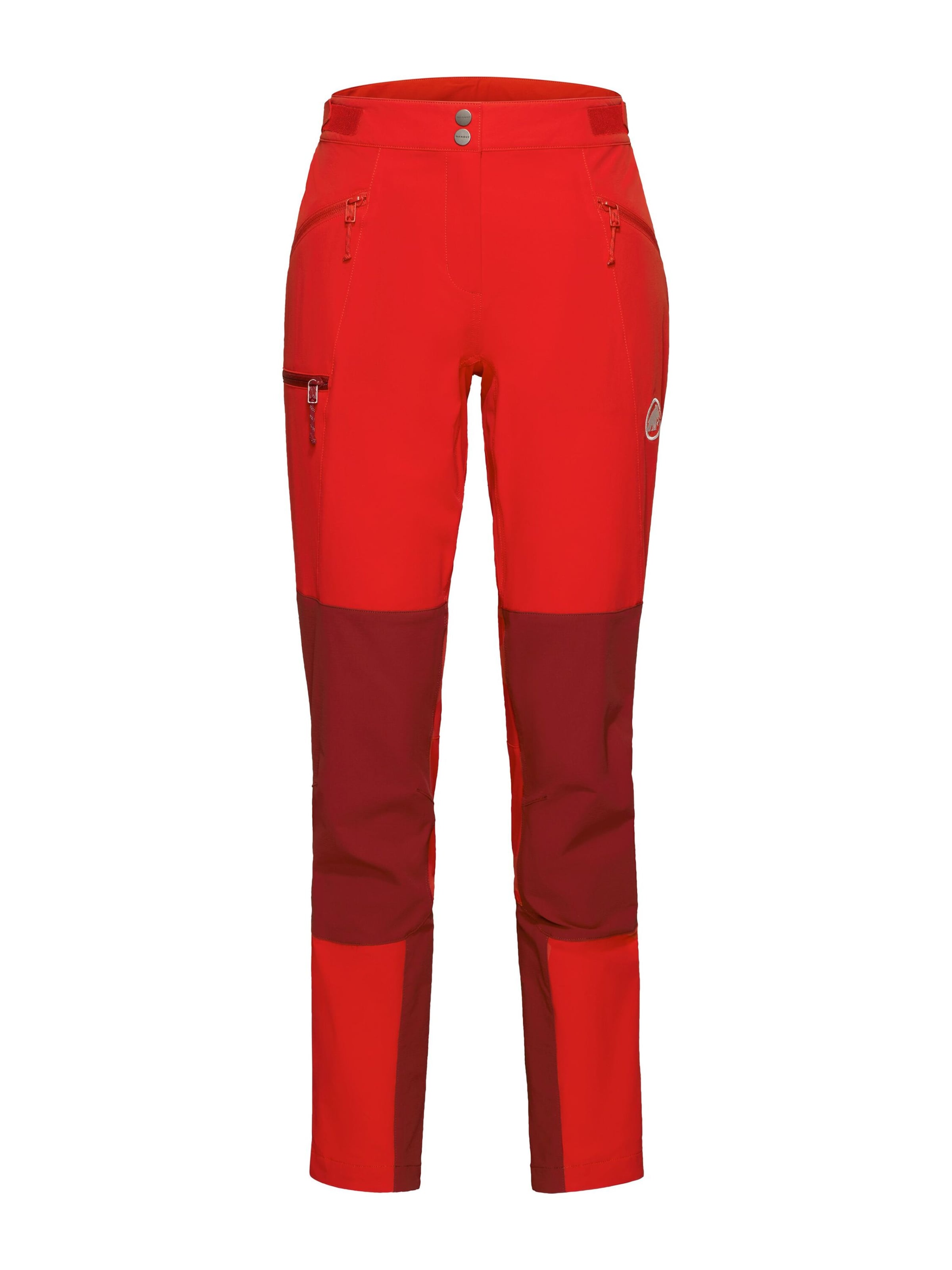 MAMMUT Outdoor Pants in Red: front