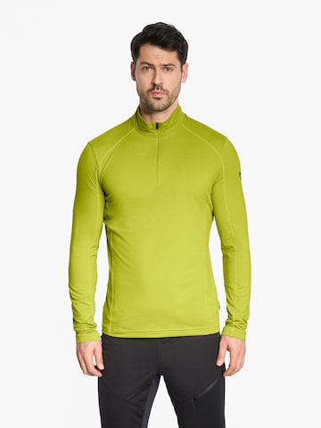 ZIENER Athletic Sweatshirt 'Jelano-Z' in Green: front