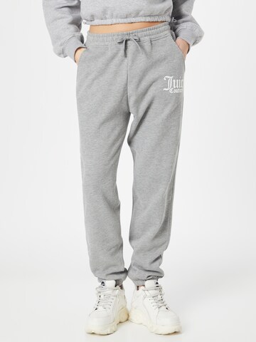 Effilé Pantalon de sport Juicy Couture Sport en gris : devant