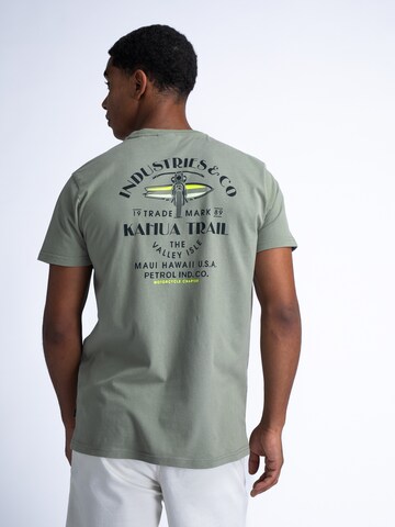 T-Shirt 'Seagrove' Petrol Industries en vert : devant