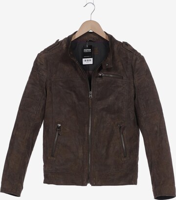 TOM TAILOR DENIM Jacket & Coat in M in Brown: front