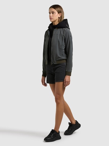 khujo Between-season jacket 'MEETS 2IN1' in Green