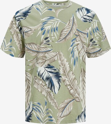 JACK & JONES T-shirt 'Jeff' i grön: framsida