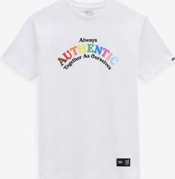 VANS T-shirt '2023 Pride' i vit: framsida