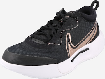 NIKE Athletic Shoes in Black: front