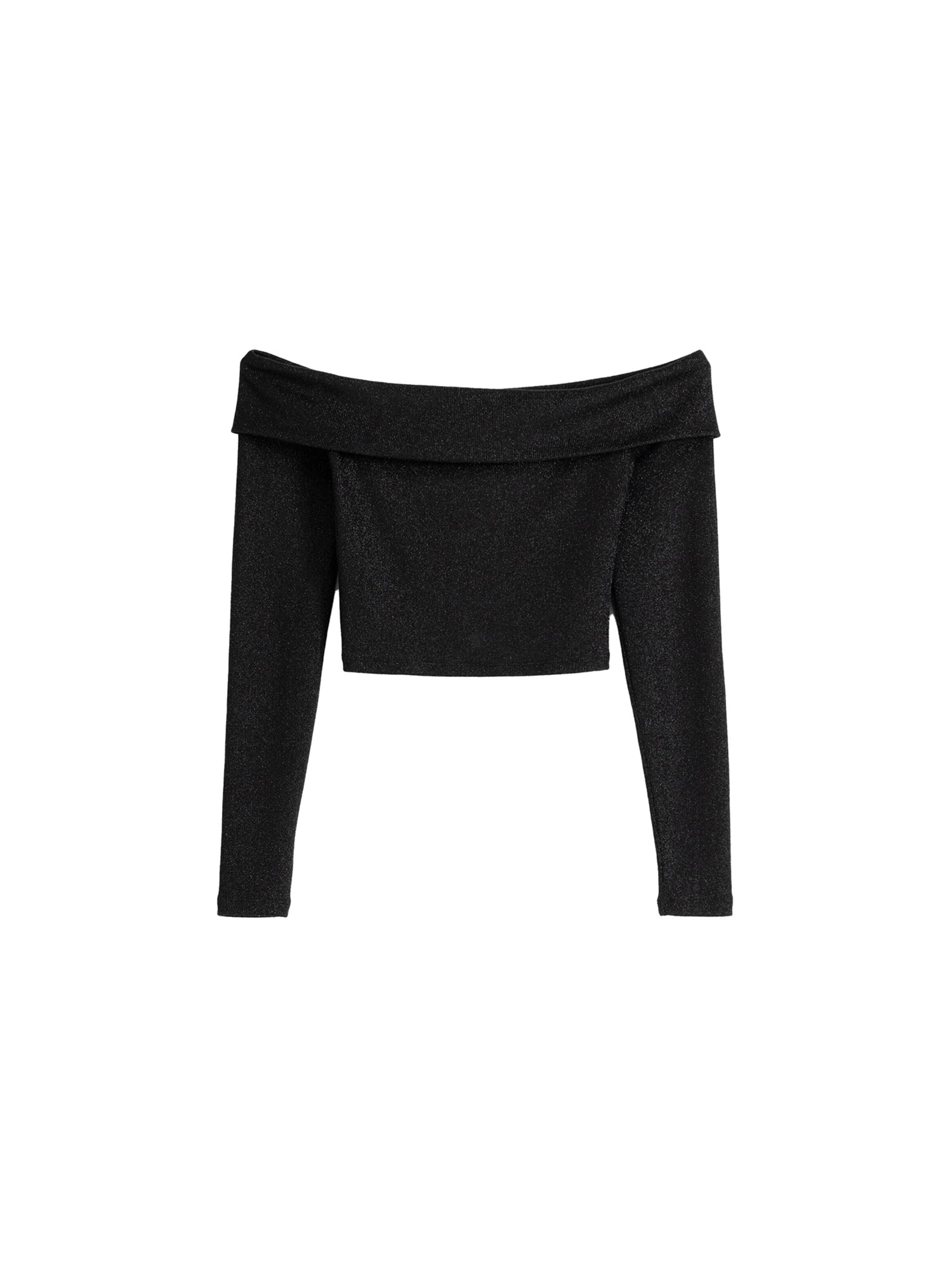 Maglietta di Bershka in nero: frontale