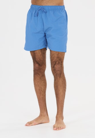 NOU Swimming Trunks 'Eyemouth V2' in Blue: front