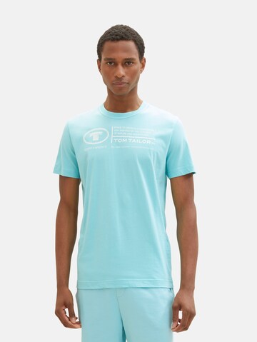 TOM TAILOR Shirt in Blauw: voorkant