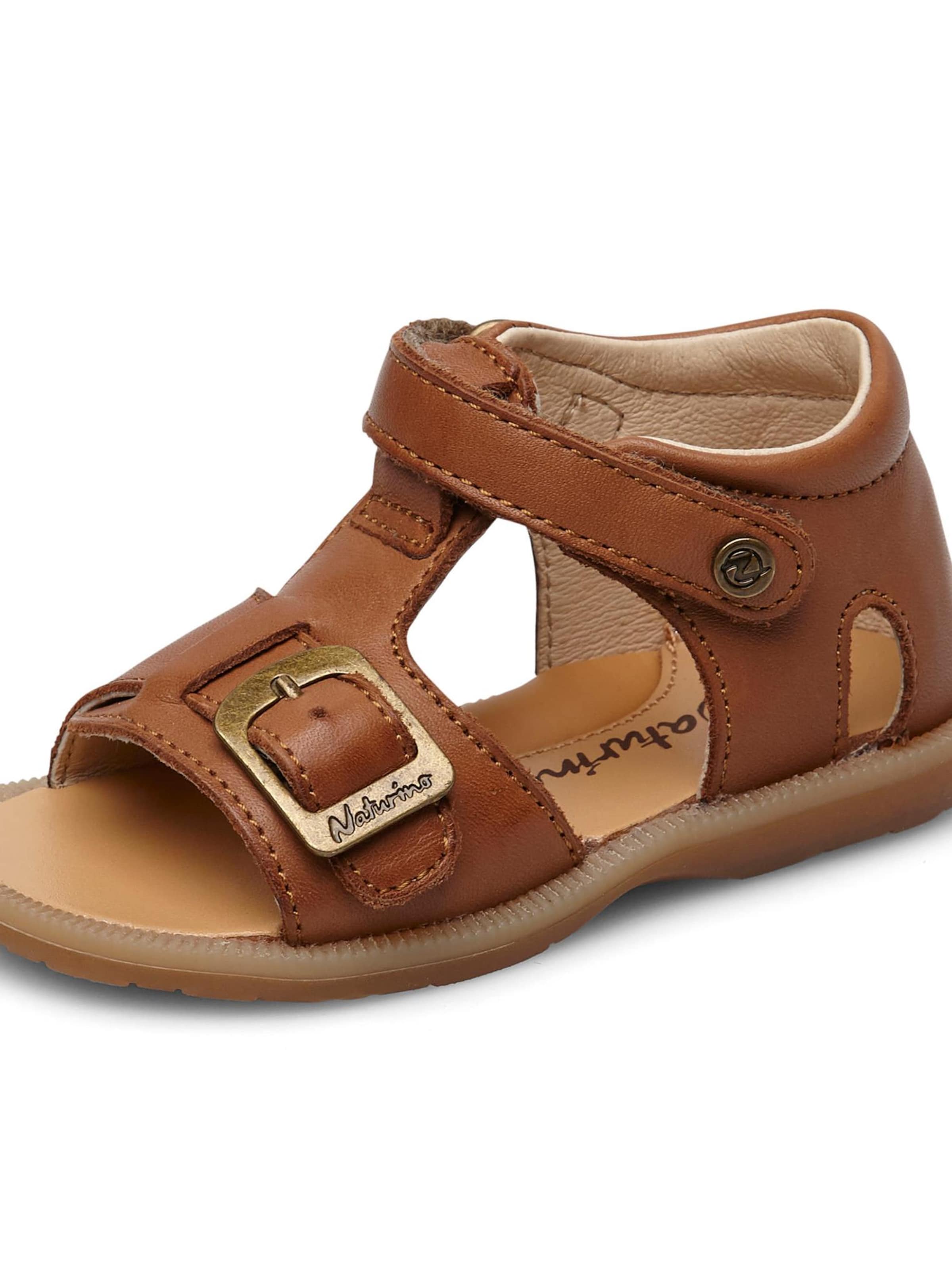 NATURINO Offene Schuhe 'QUARZO'‌‌ in Braun