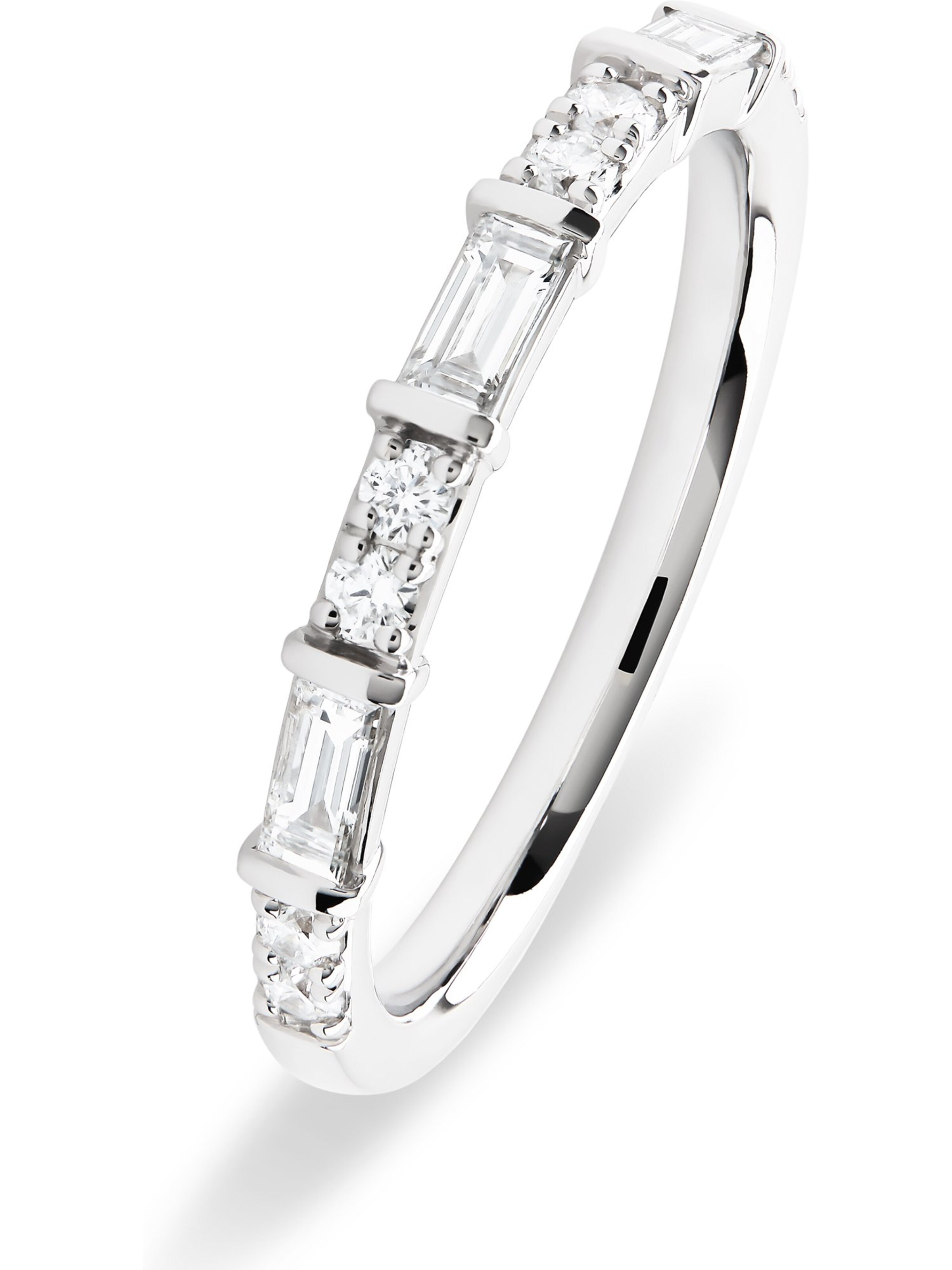 CHRIST Ring in Weiß: Vorderseite