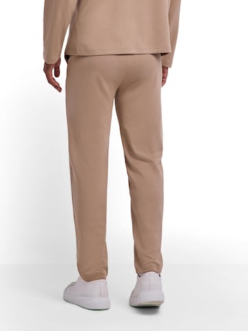 FALKE Regular Workout Pants 'Casual' in Beige