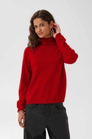 Cream Trui in Rood: voorkant