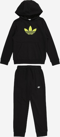 ADIDAS ORIGINALS Костюм для бега в Черный: спереди