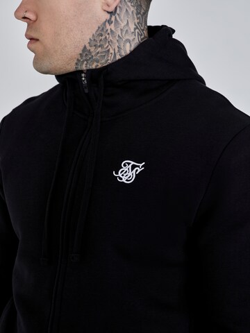 Veste de survêtement 'Essential' SikSilk en noir