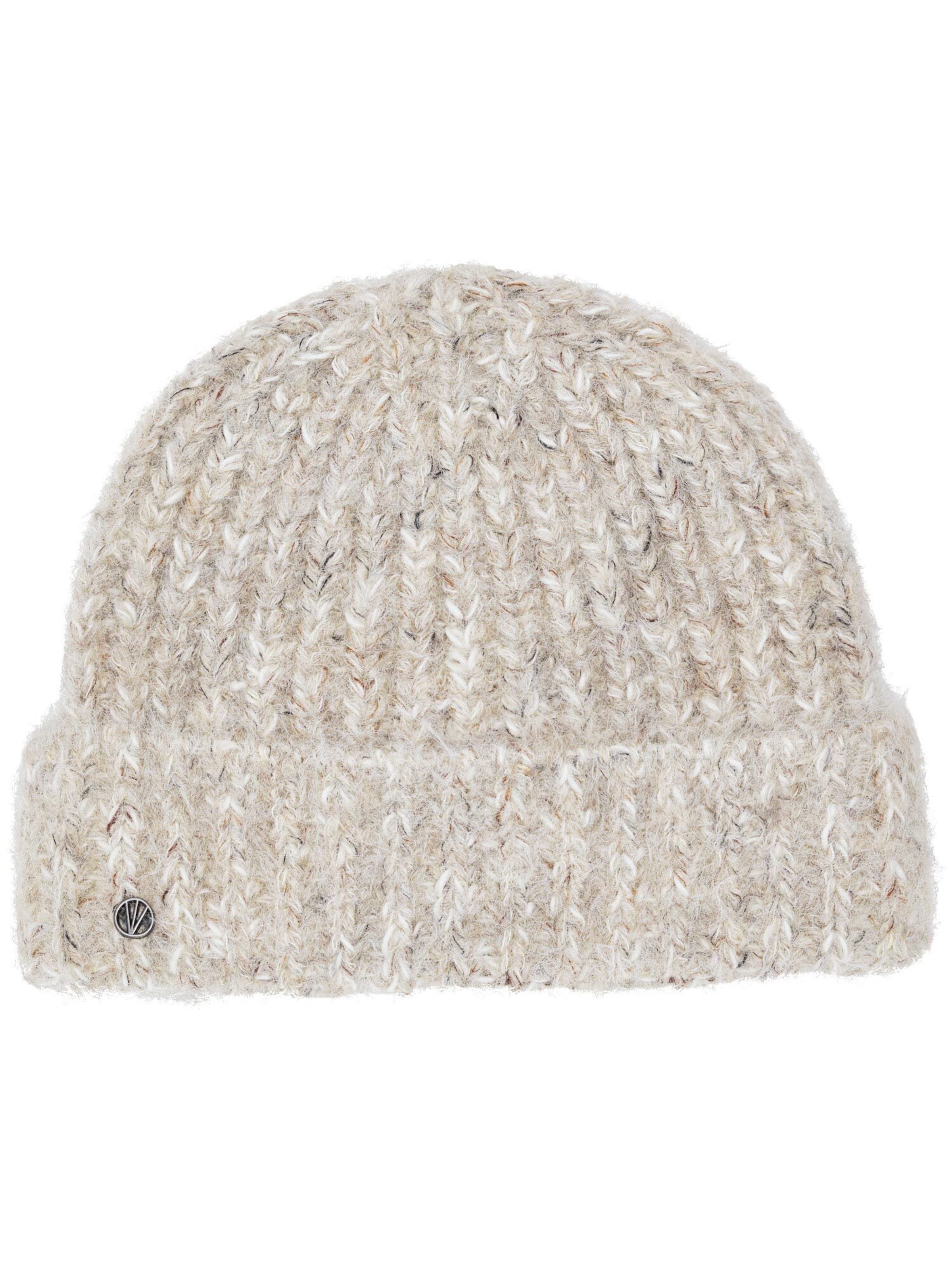 LOEVENICH Beanie in Beige: front