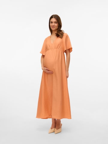 Vero Moda Maternity Sommerkjole 'VMMFlora Olga' i orange