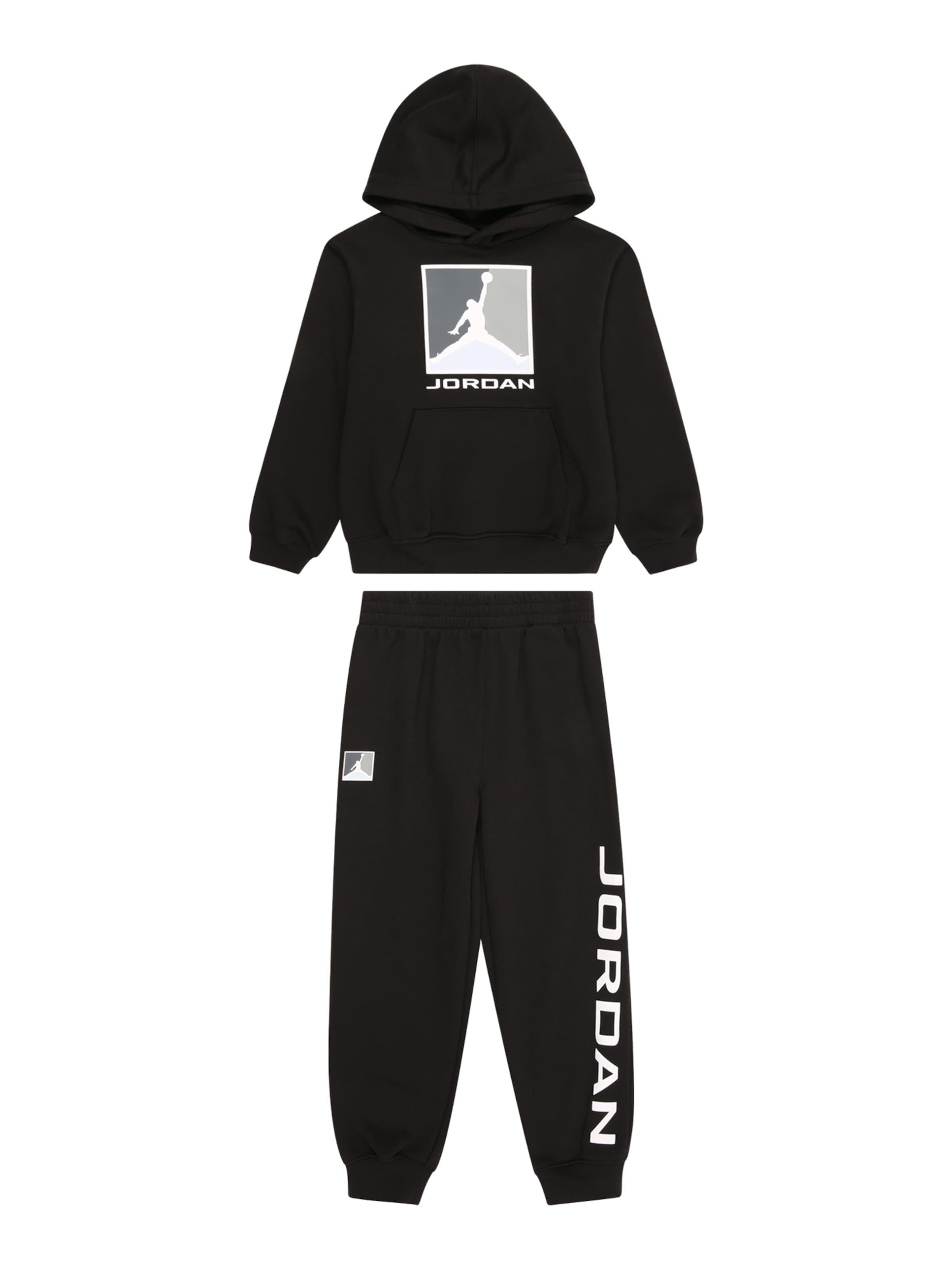 Jordan Jogging ruhák 'ESS' - fekete: elől