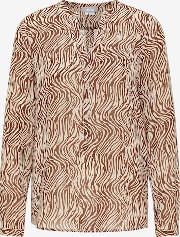 Camicia da donna di Usha in beige: frontale